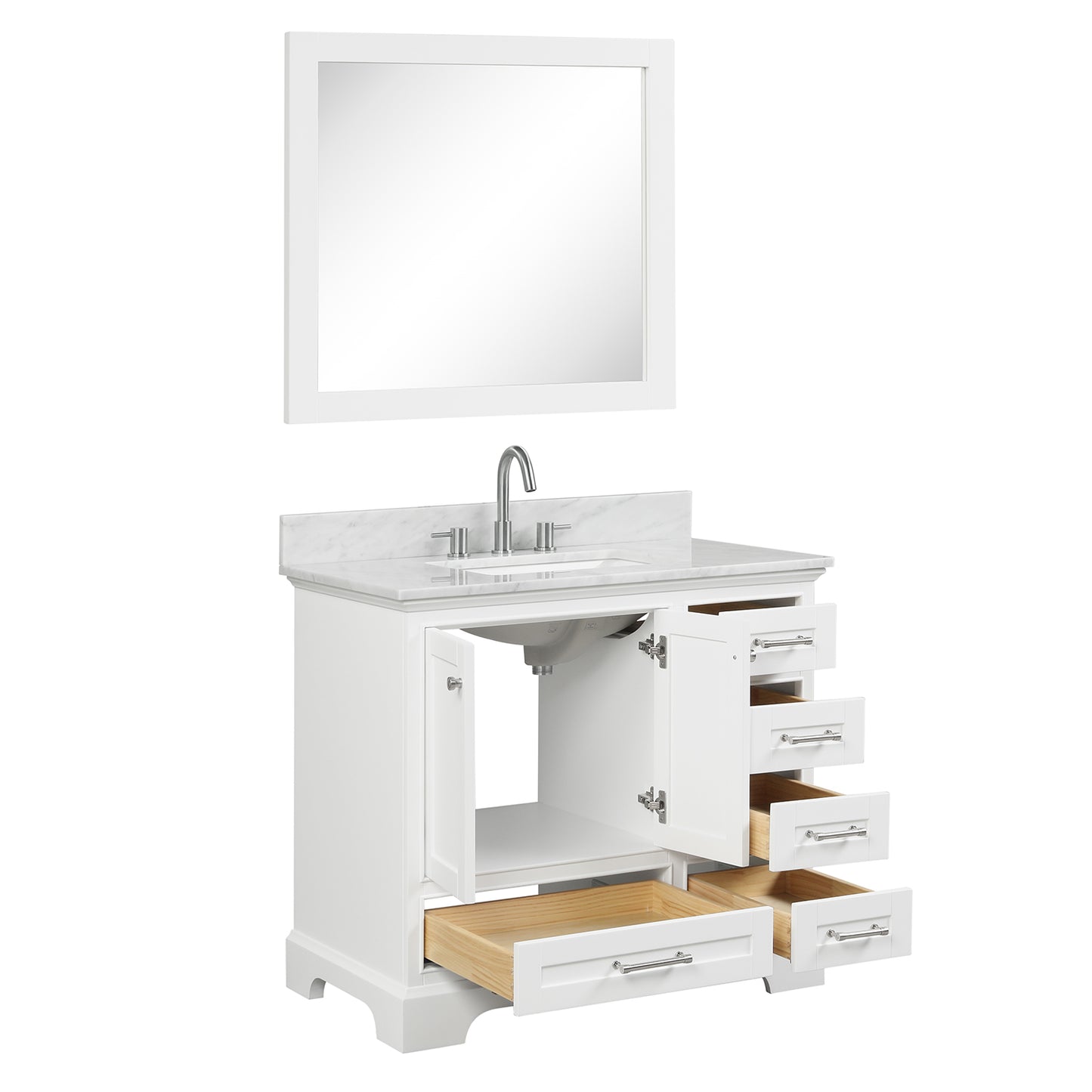 Copenhagen Matte White 36″ Vanity