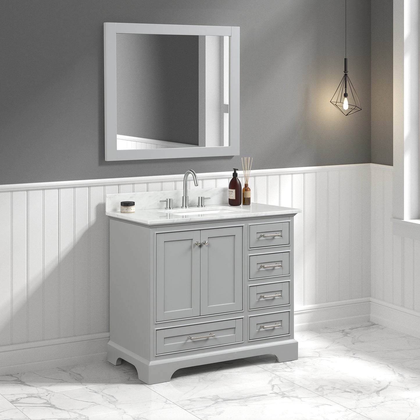 Copenhagen Metal Grey 36″ Vanity