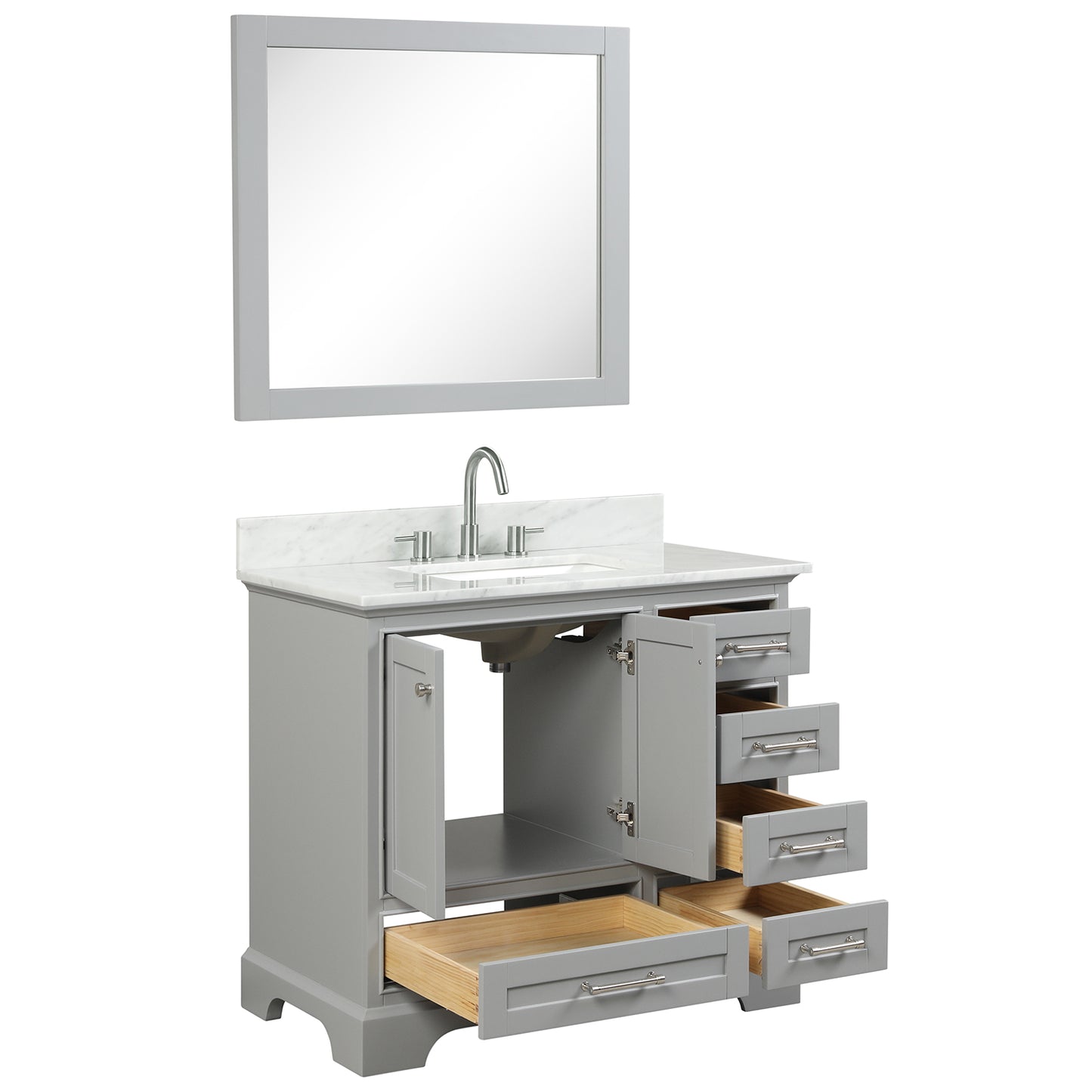 Copenhagen Metal Grey 36″ Vanity
