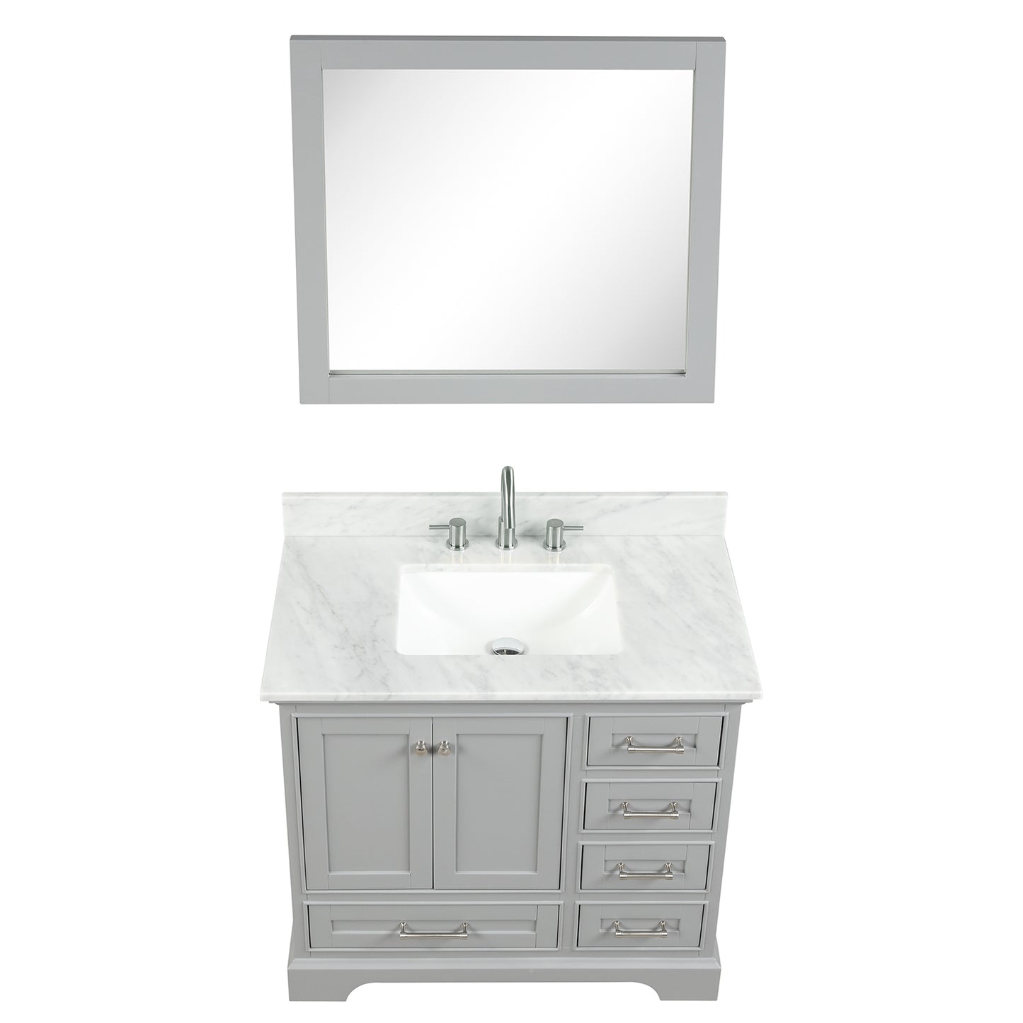 Copenhagen Metal Grey 36″ Vanity