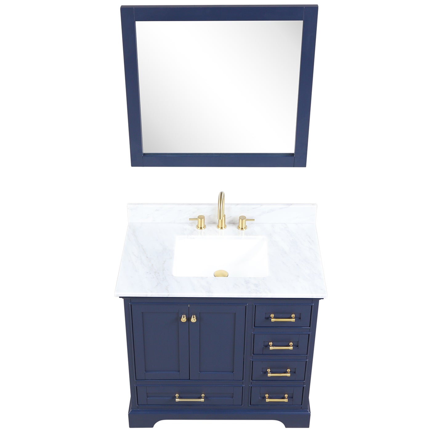 Copenhagen Navy Blue 36″ Vanity
