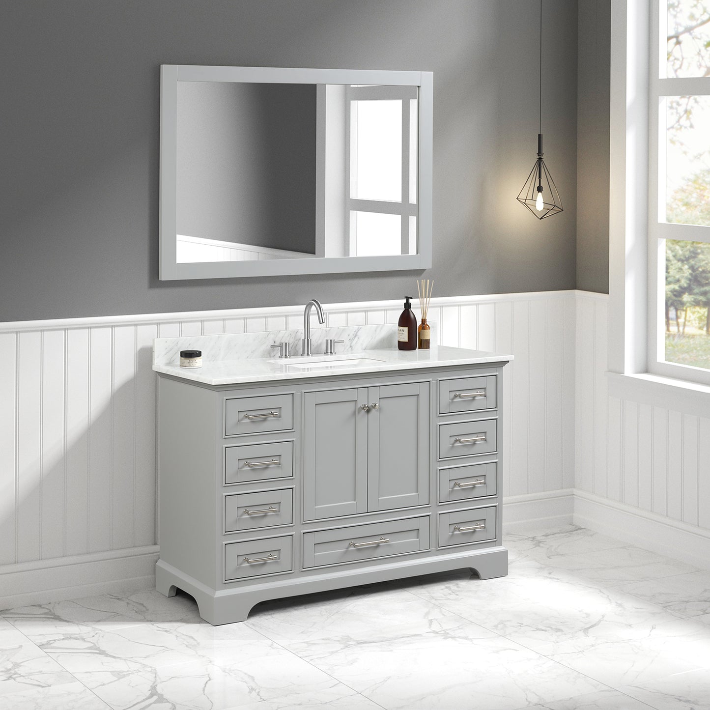 Copenhagen Metal Gray 48″ Vanity