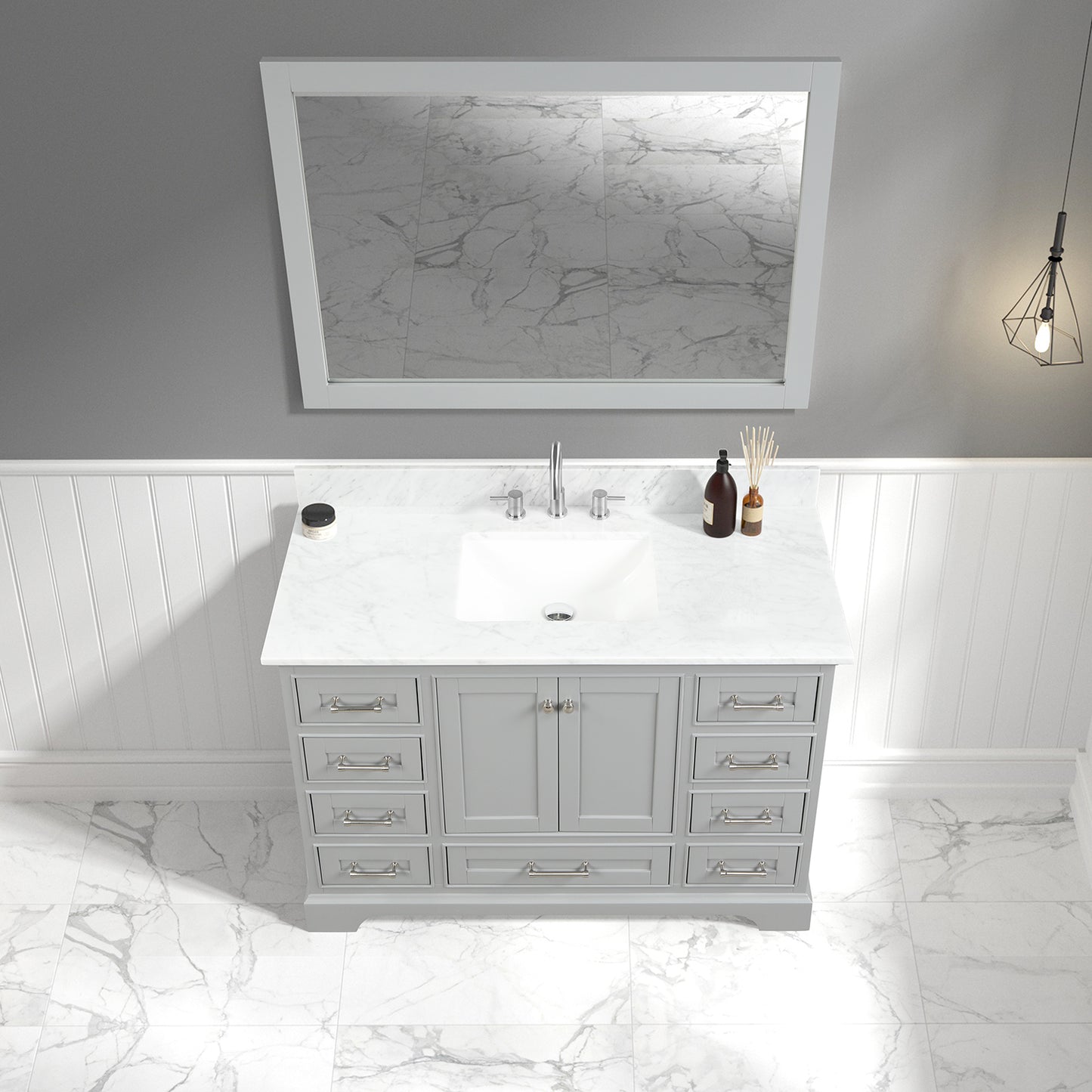 Copenhagen Metal Gray 48″ Vanity