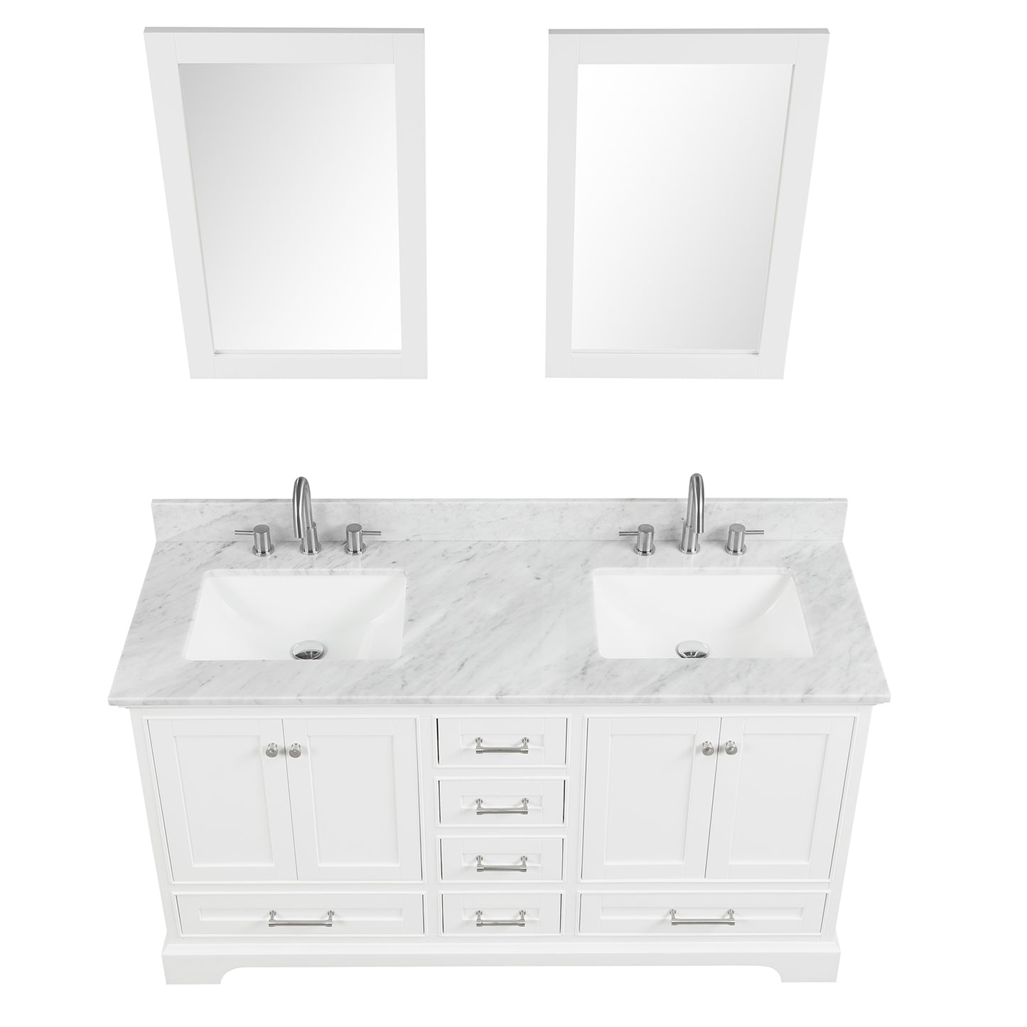 Copenhagen Mate White 60″ Vanity