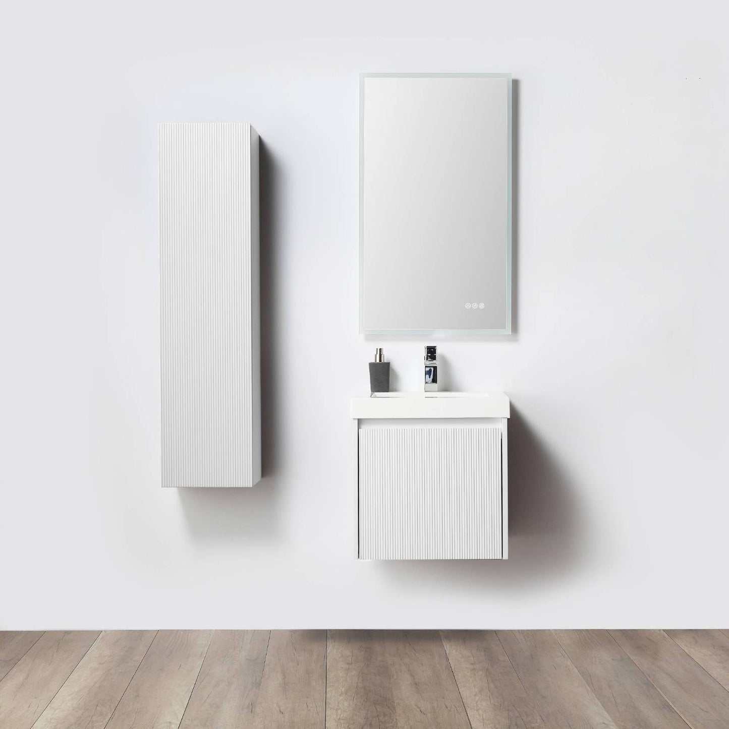 Positano 20″ Matte White Vanity