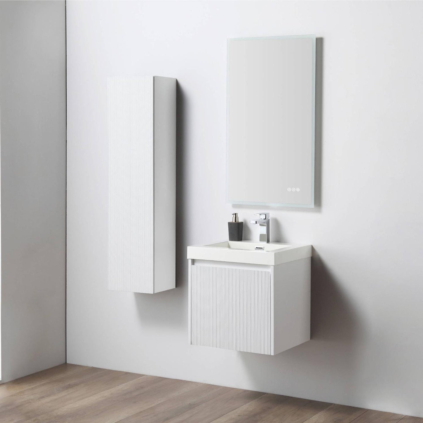 Positano 20″ Matte White Vanity