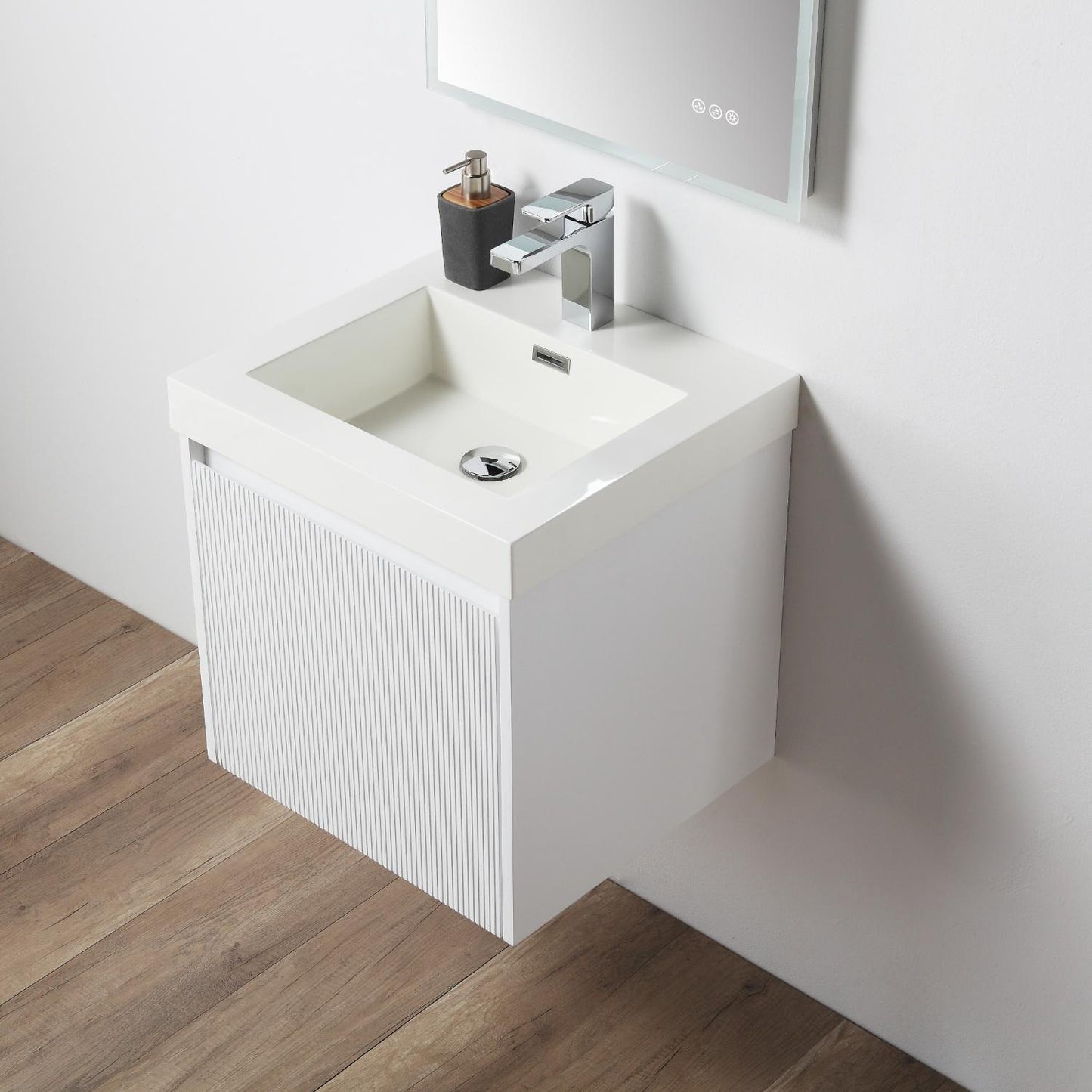 Positano 20″ Matte White Vanity
