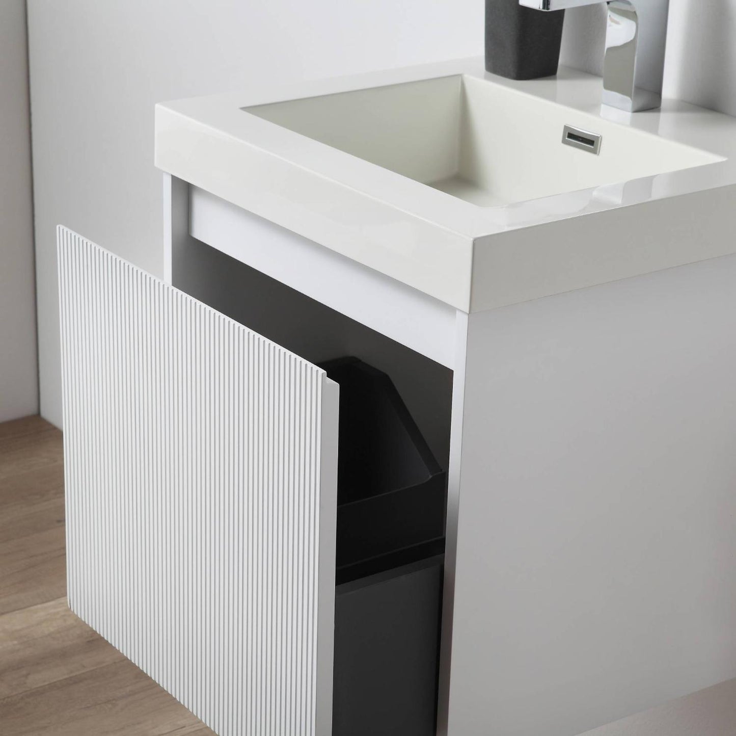 Positano 20″ Matte White Vanity