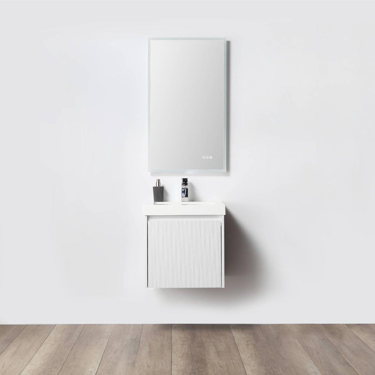 Positano 20″ Matte White Vanity