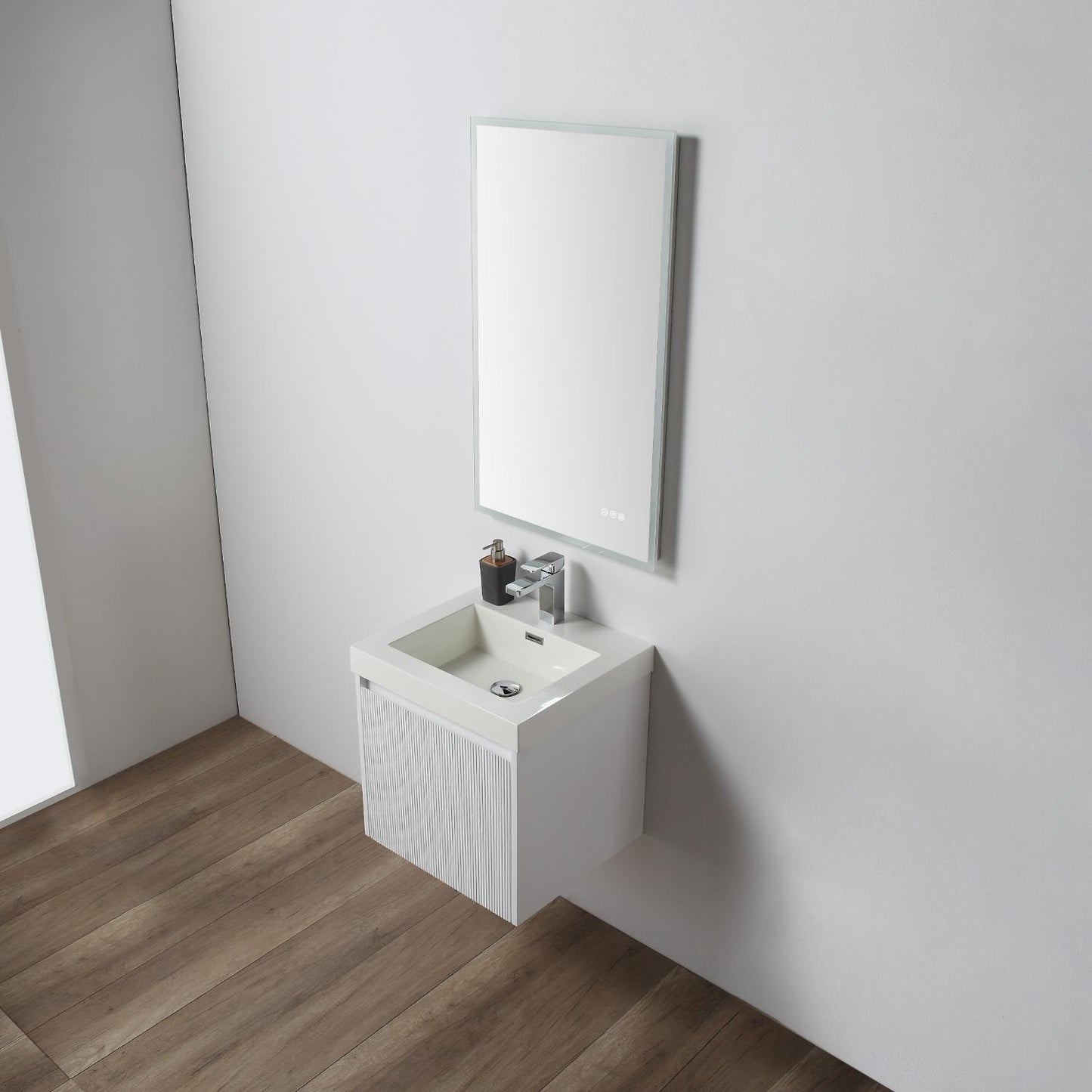 Positano 20″ Matte White Vanity