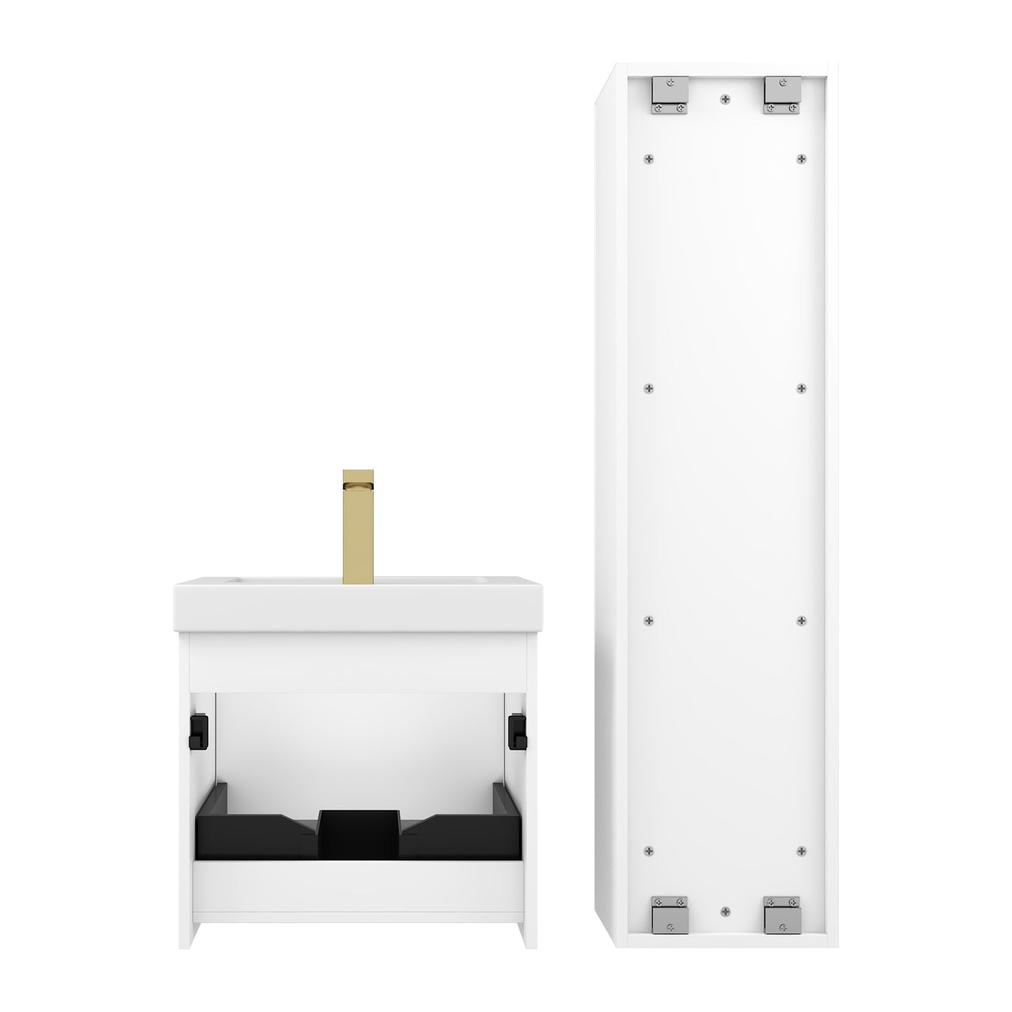 Positano 20″ Matte White Vanity