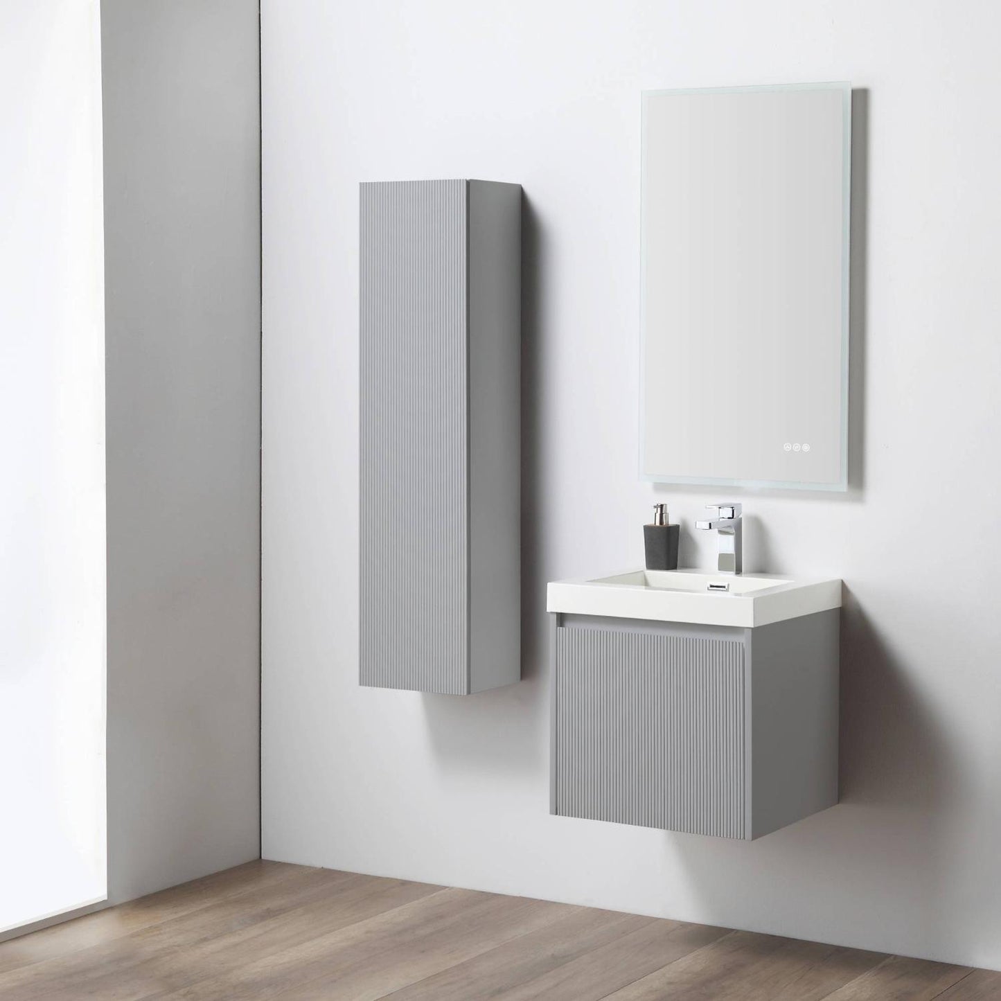 Positano 20″ Light Grey Vanity