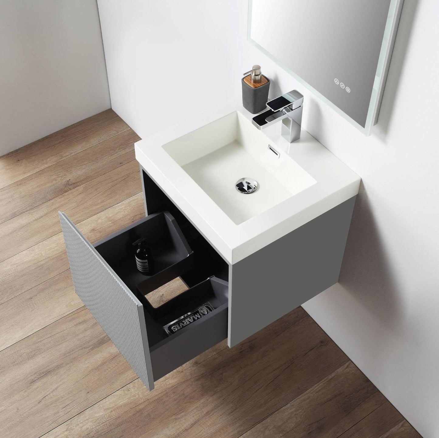 Positano 20″ Light Grey Vanity