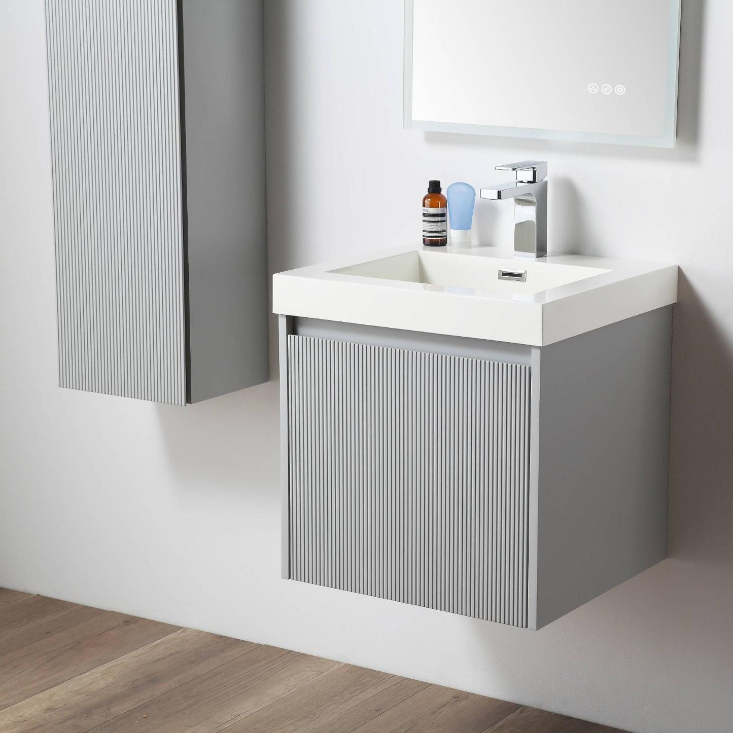 Positano 20″ Light Grey Vanity