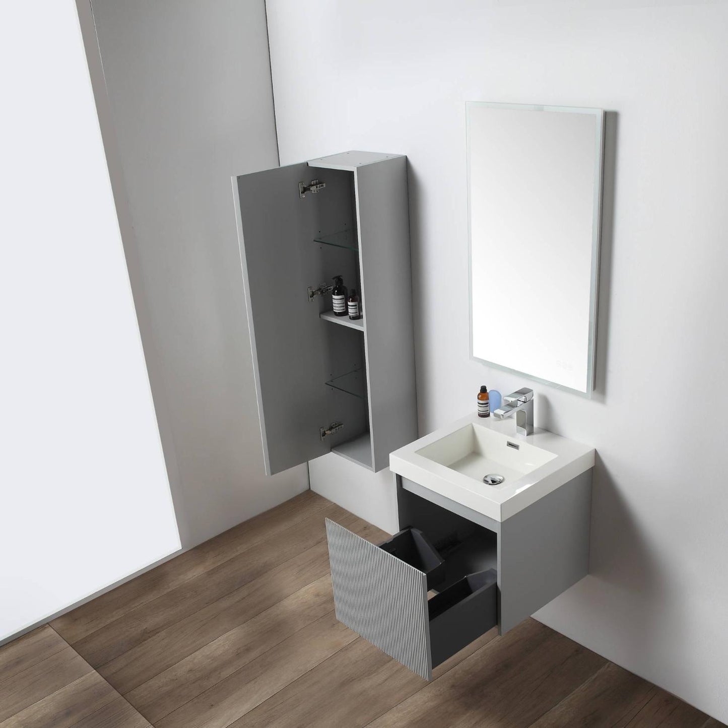 Positano 20″ Light Grey Vanity