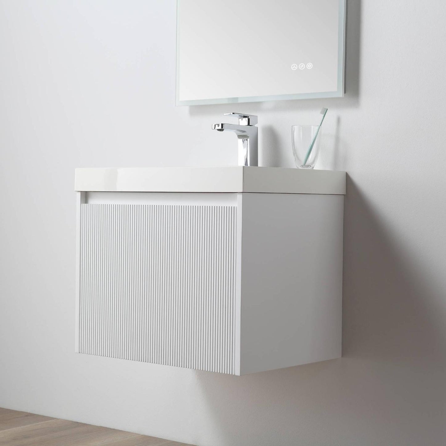 Positano 24″ Matte White Vanity