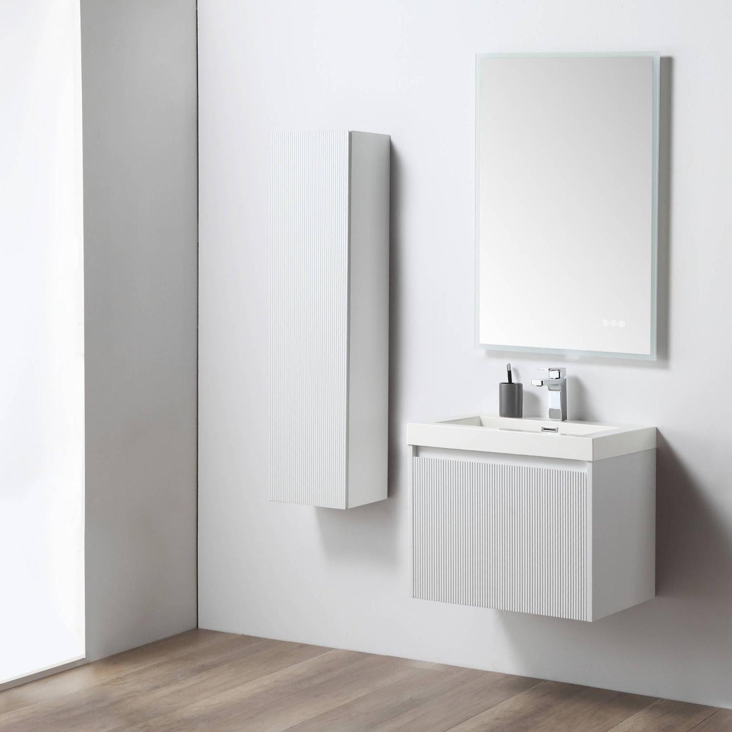 Positano 24″ Matte White Vanity