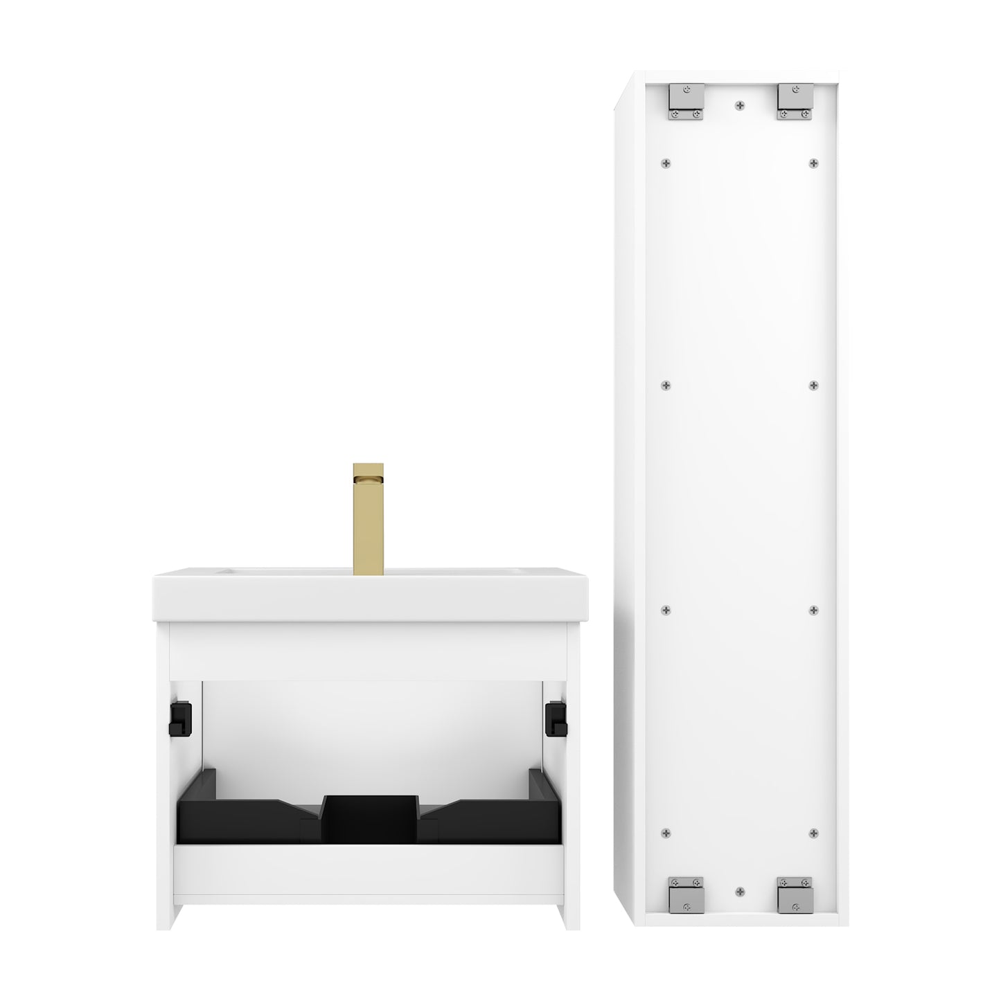 Positano 24″ Matte White Vanity