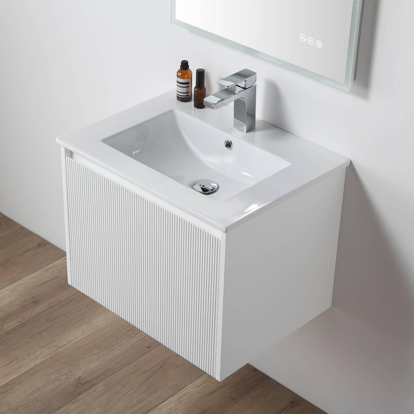 Positano 24″ Matte White Vanity