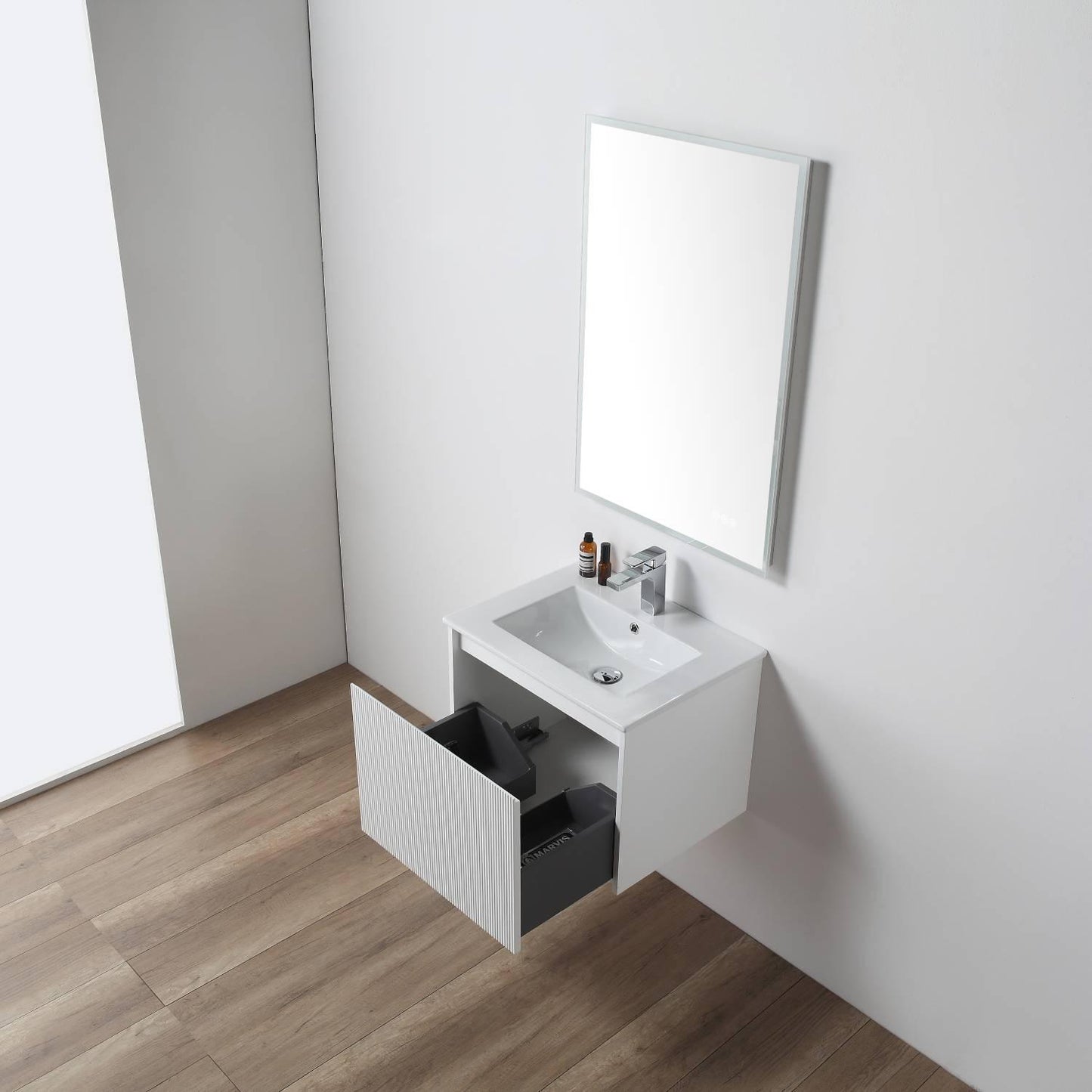 Positano 24″ Matte White Vanity