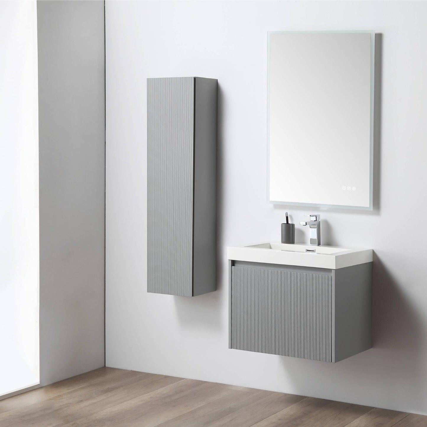 Positano 24″ Light Grey Vanity