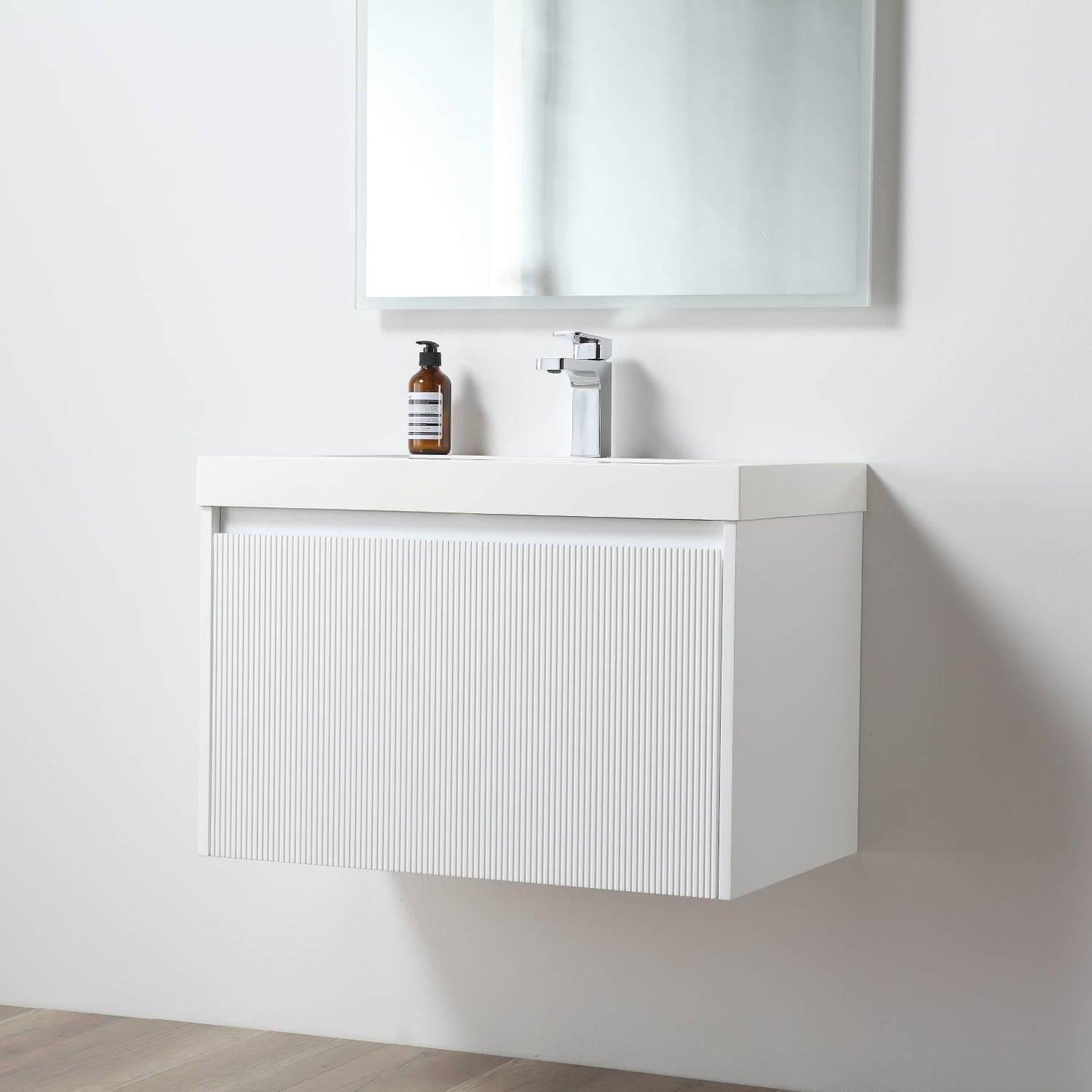 Positano 30″ Matte White Vanity