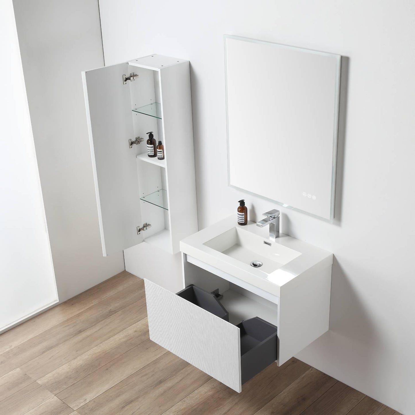 Positano 30″ Matte White Vanity