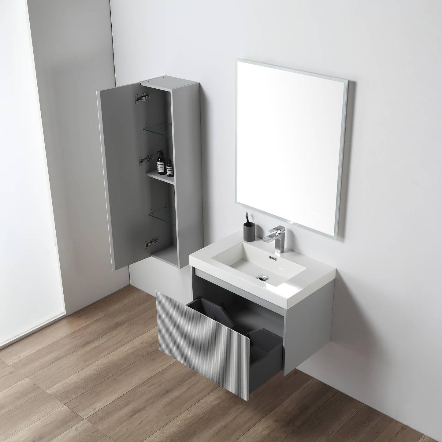 Positano 30″ Light Grey Vanity