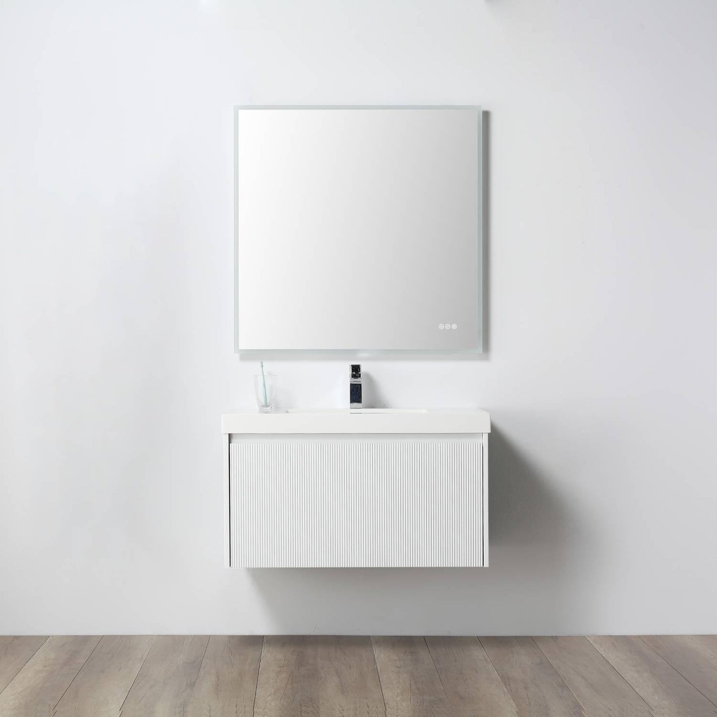 Positano 36″ Matte White Vanity