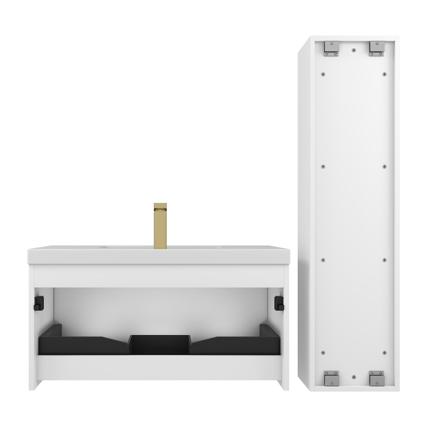 Positano 36″ Matte White Vanity