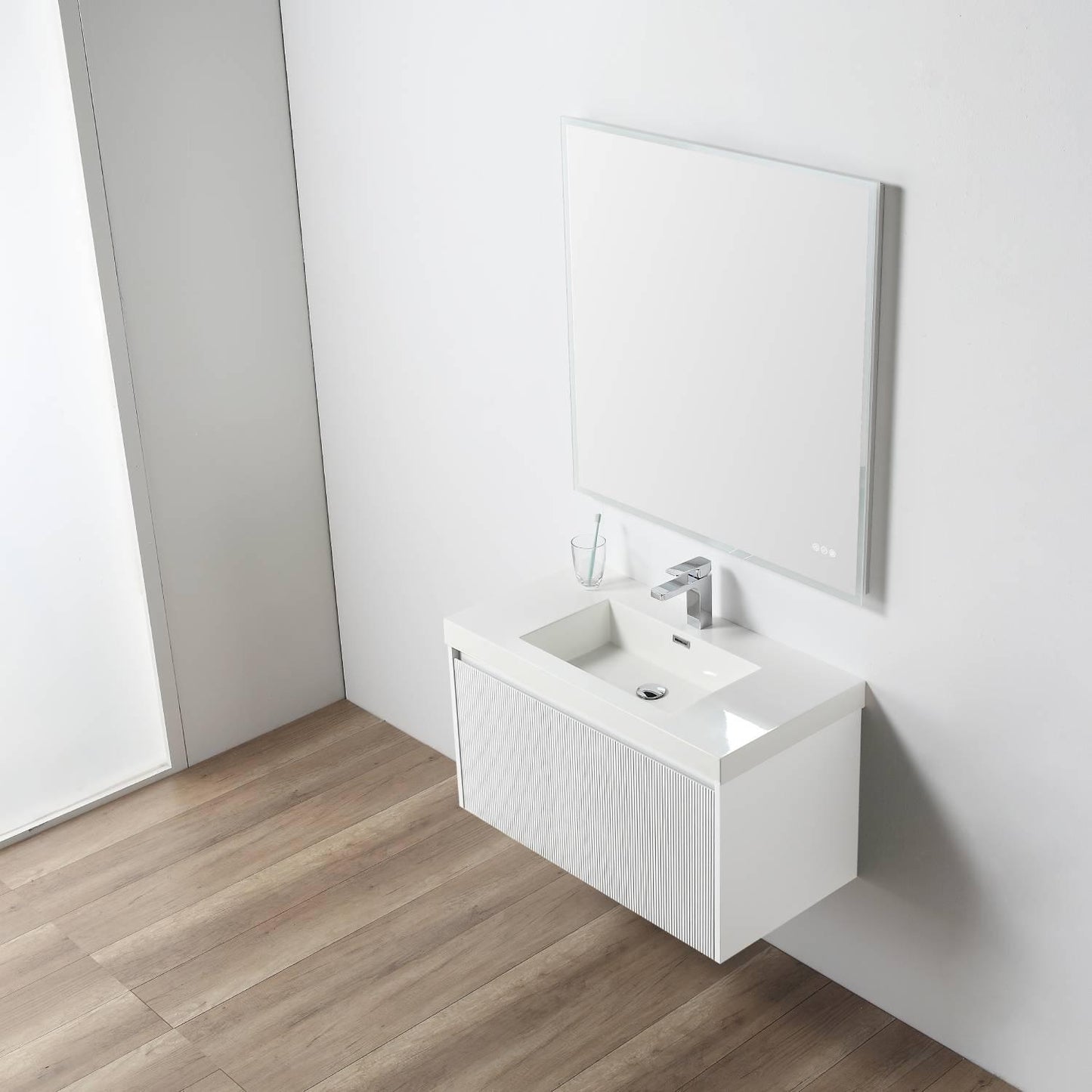 Positano 36″ Matte White Vanity