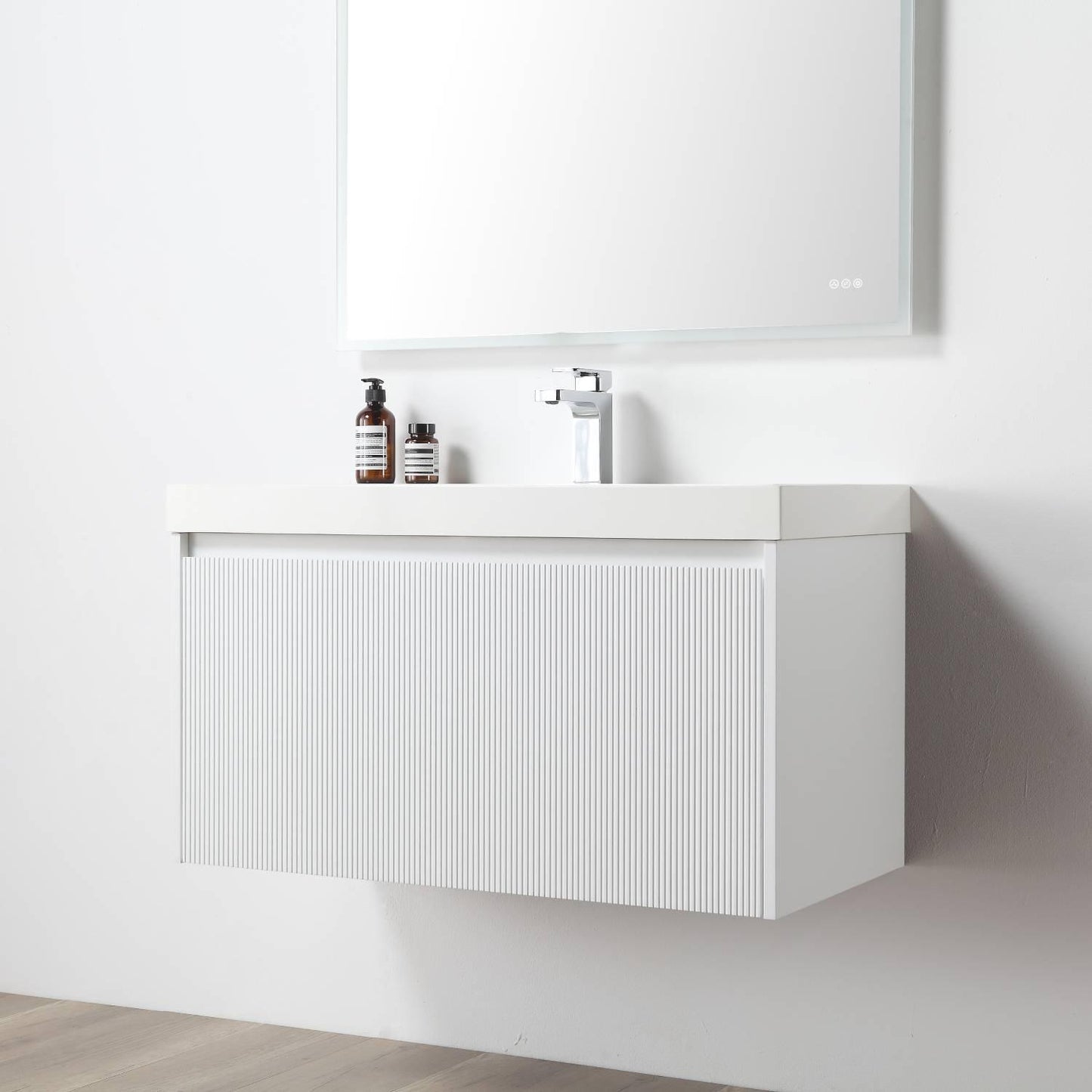 Positano 36″ Matte White Vanity