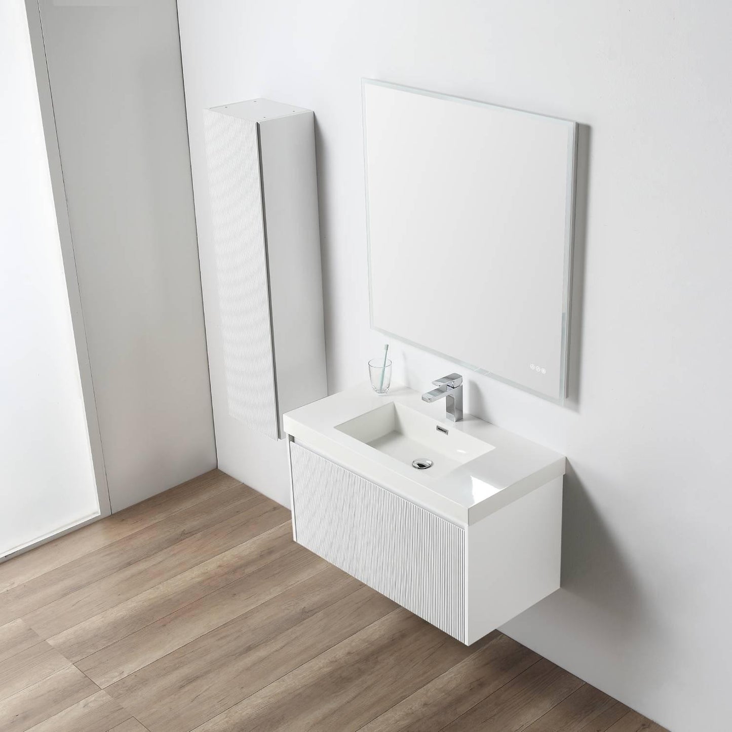 Positano 36″ Matte White Vanity