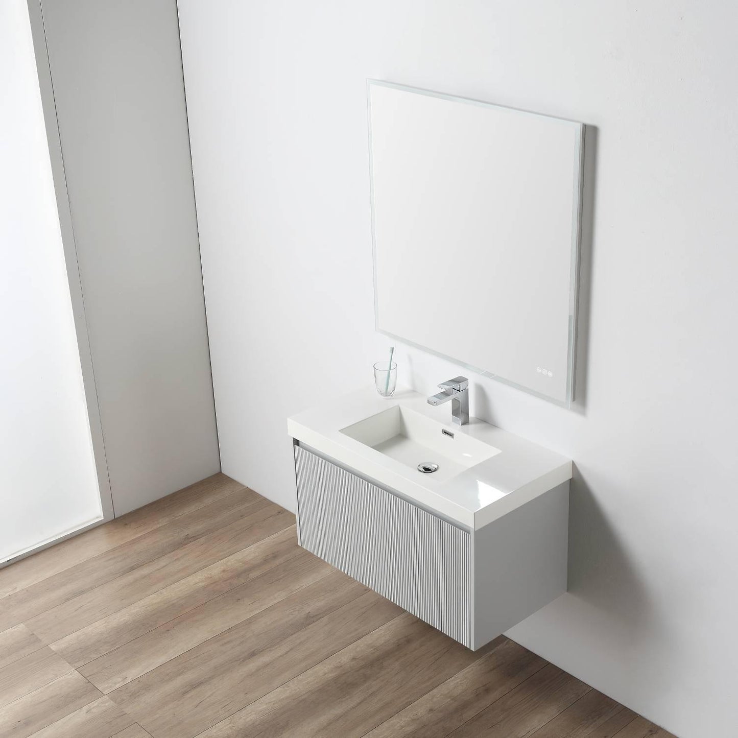 Positano 36″ Light Grey Vanity