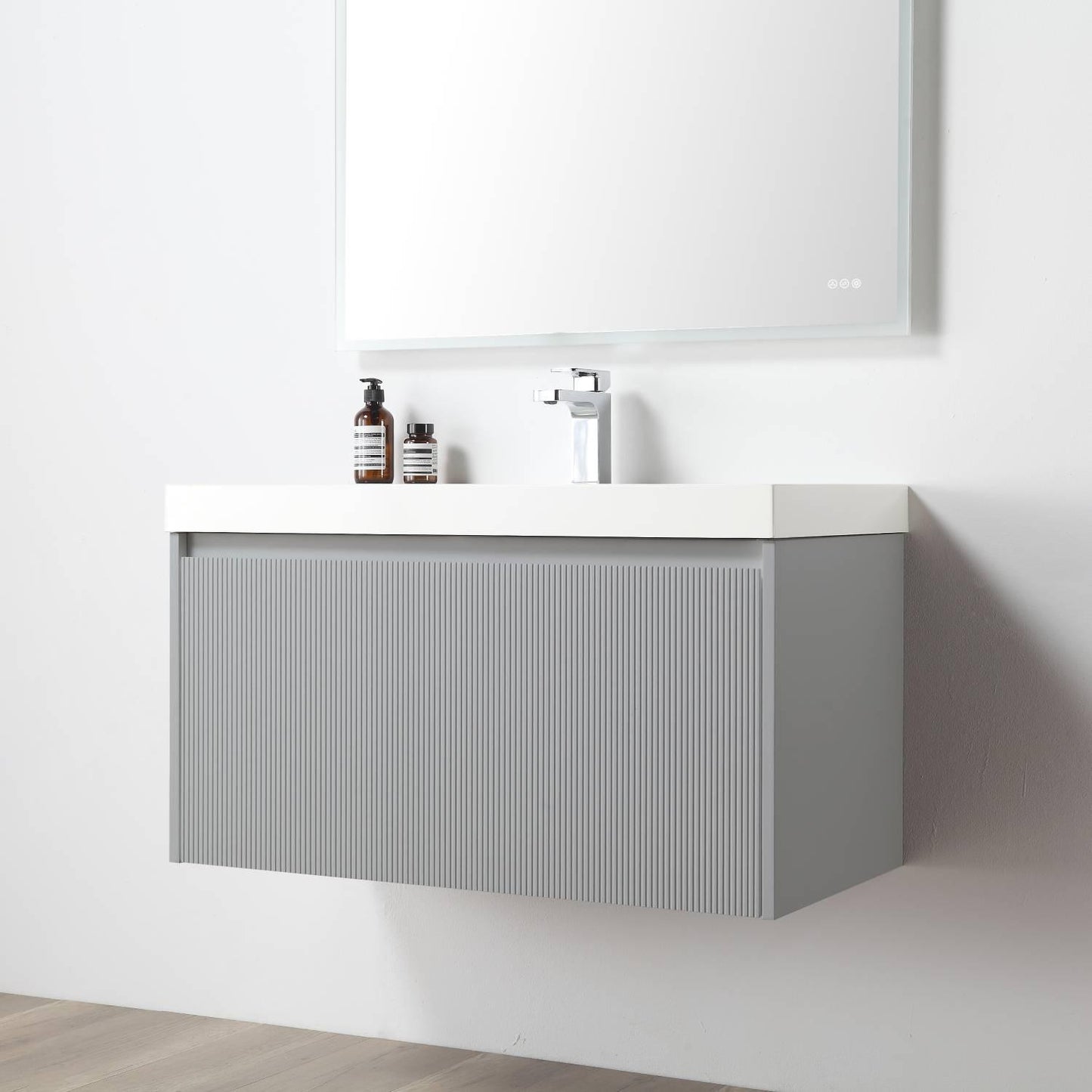 Positano 36″ Light Grey Vanity