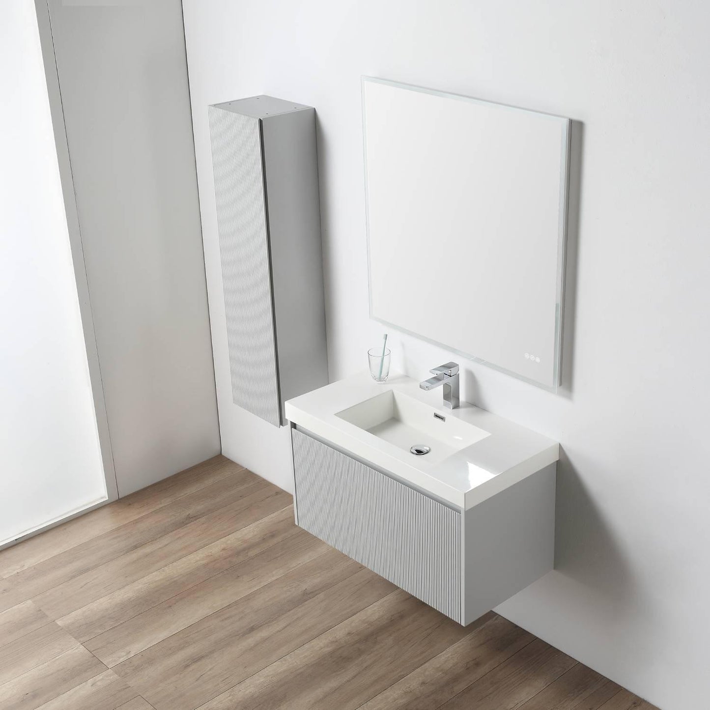 Positano 36″ Light Grey Vanity
