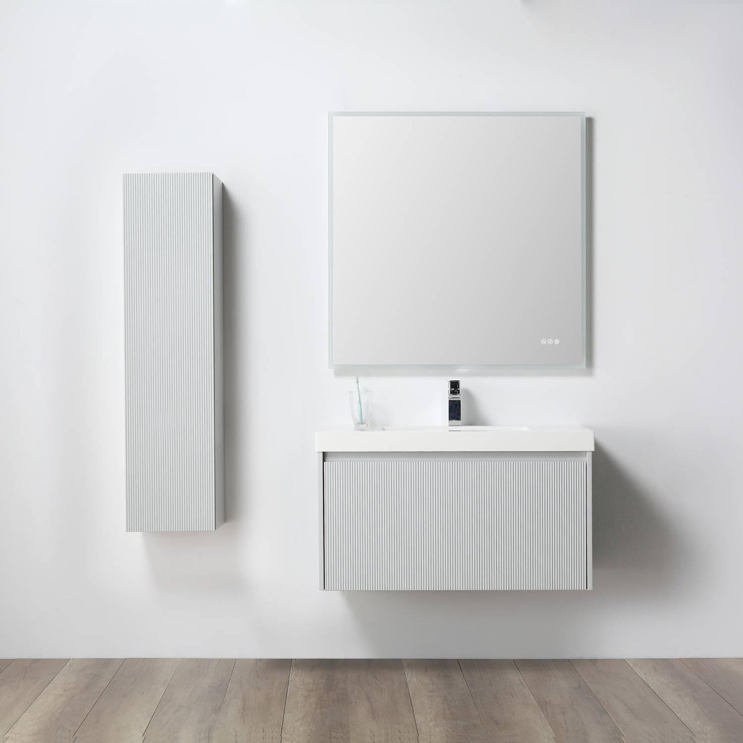 Positano 36″ Light Grey Vanity
