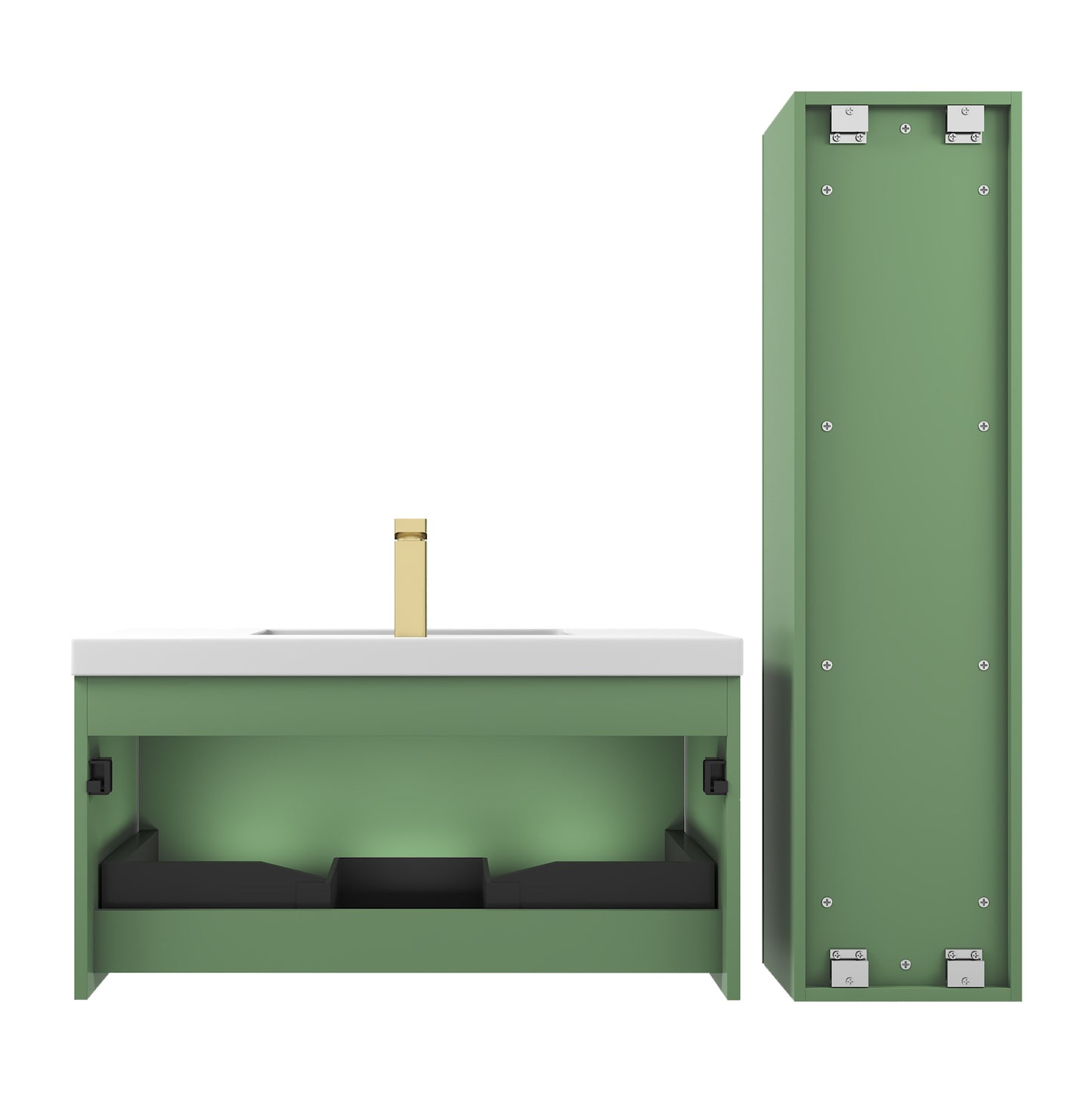 Positano 36″ Aventurine Green Vanity