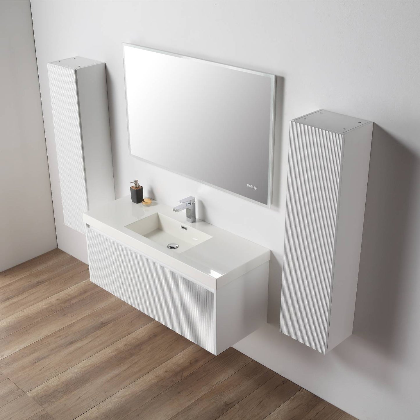 Positano 48″ Matte White Single Vanity