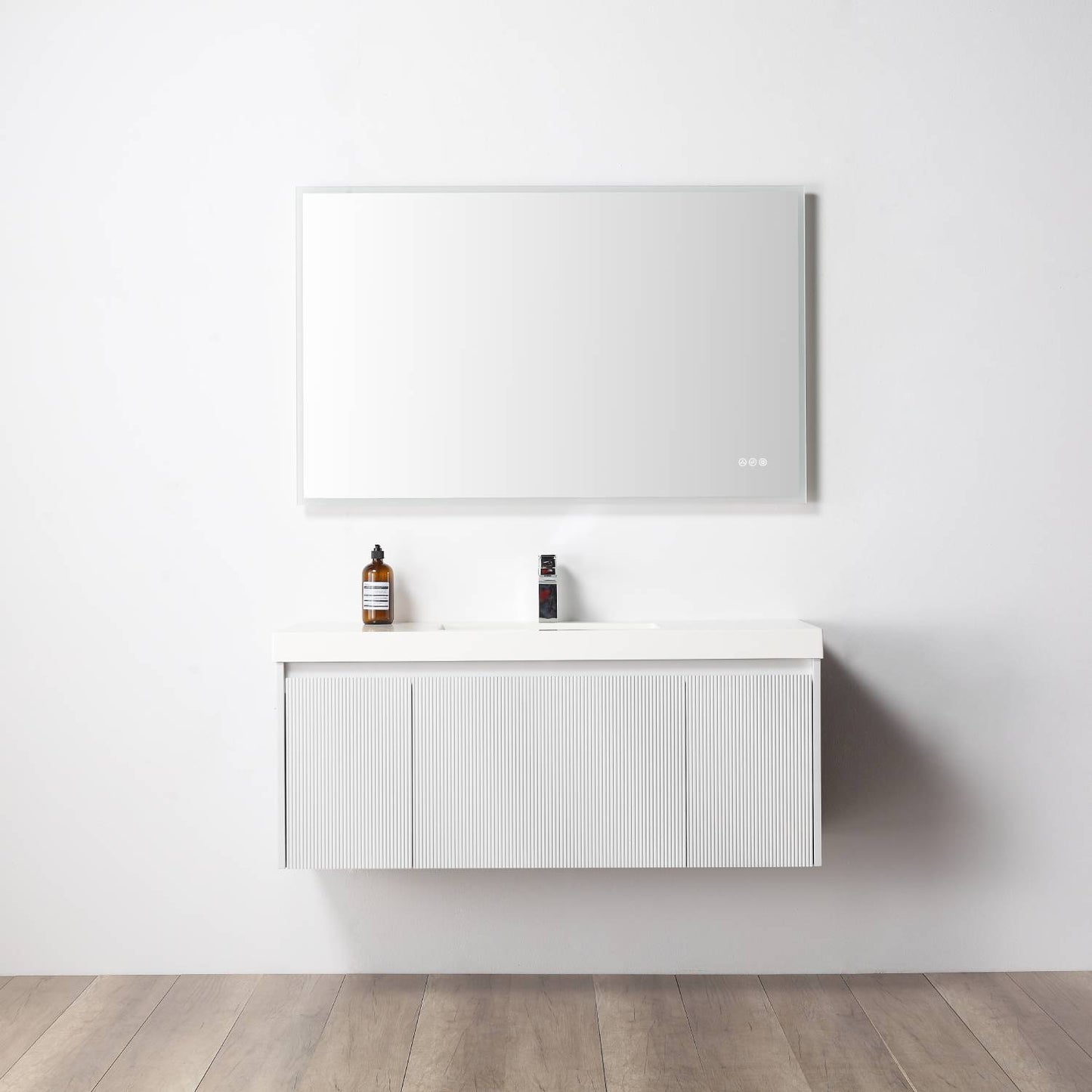 Positano 48″ Matte White Single Vanity