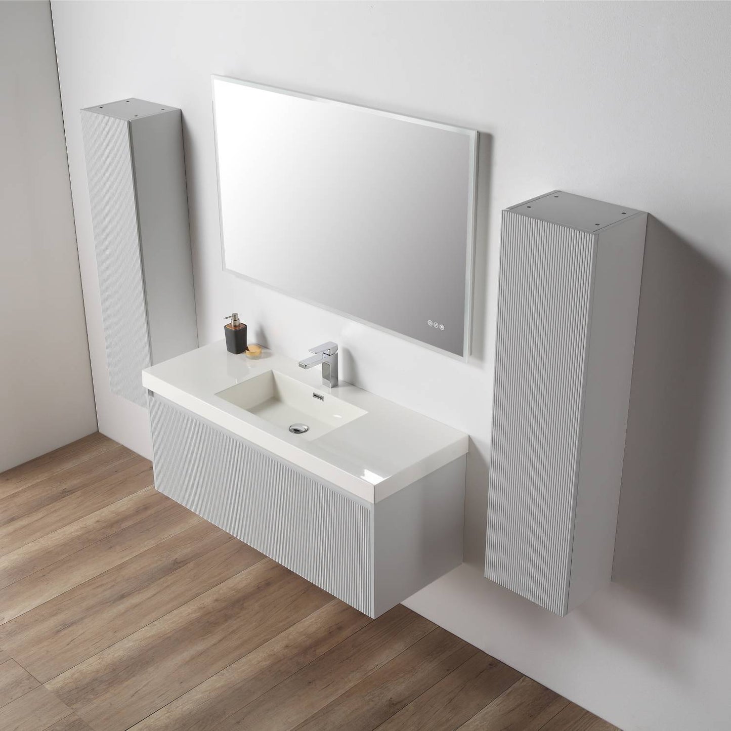 Positano 48″ Light Grey Single Vanity