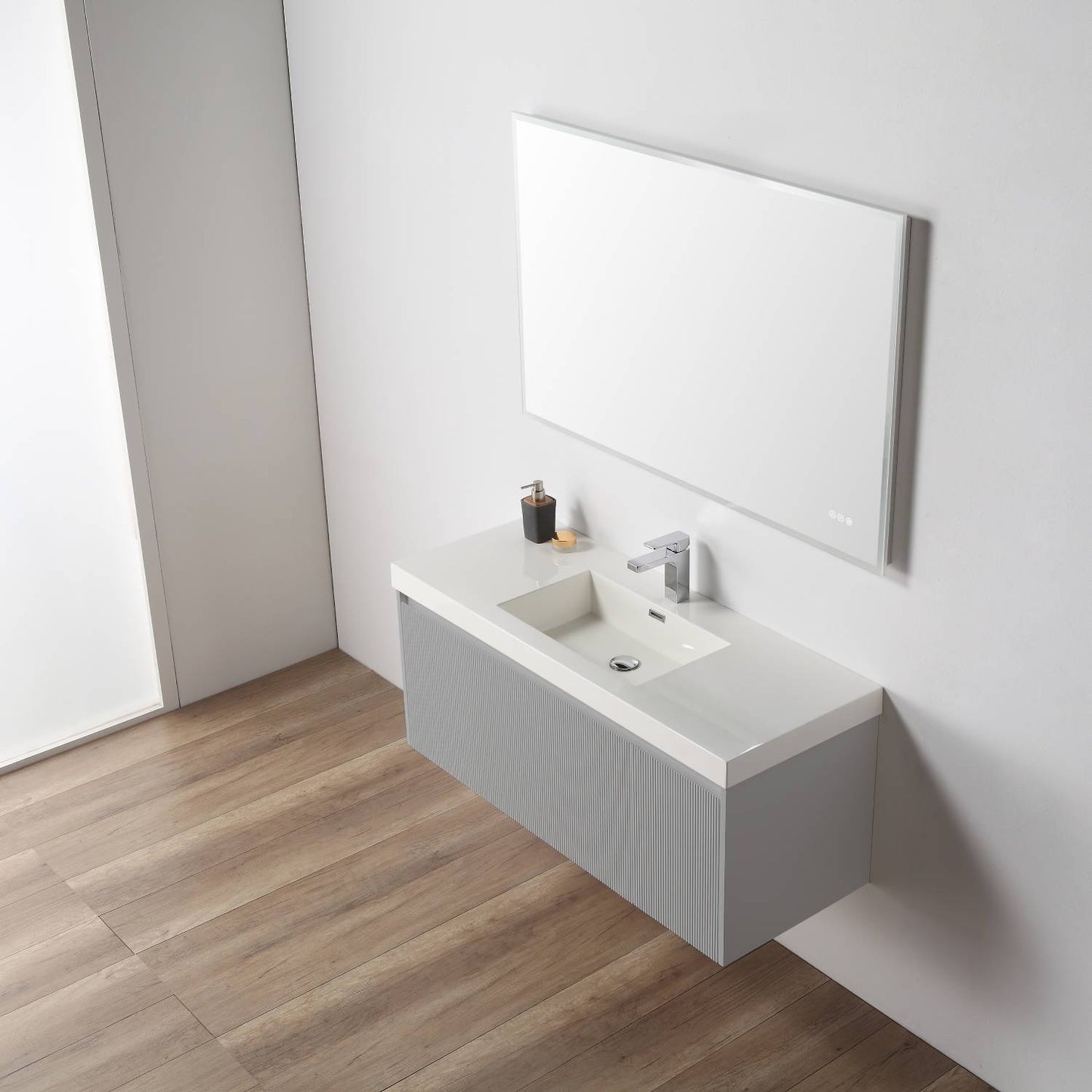 Positano 48″ Light Grey Single Vanity