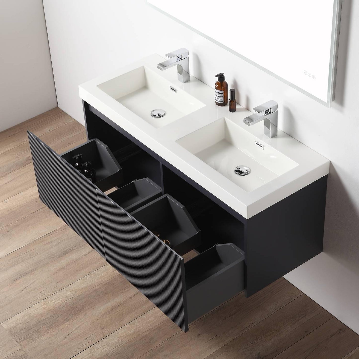 Positano 48″ Night Blue Double Vanity