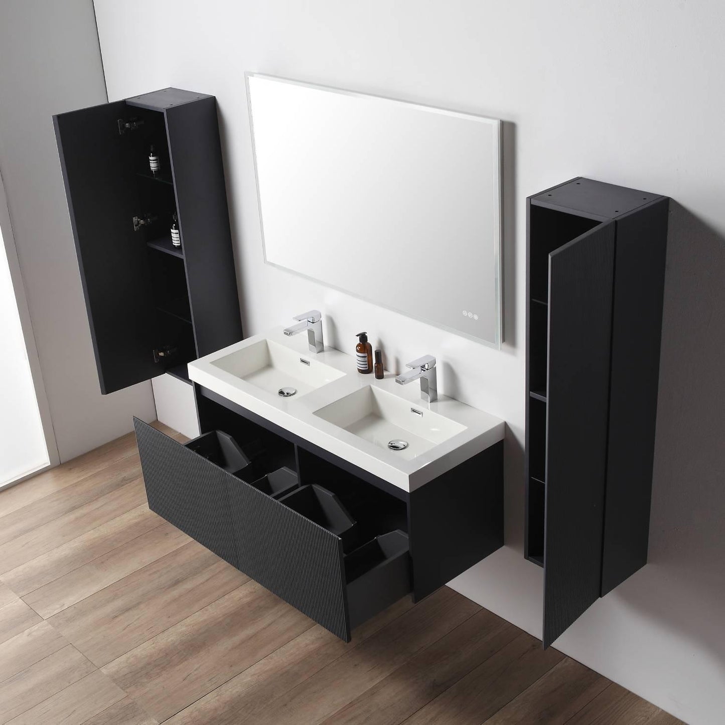 Positano 48″ Night Blue Double Vanity