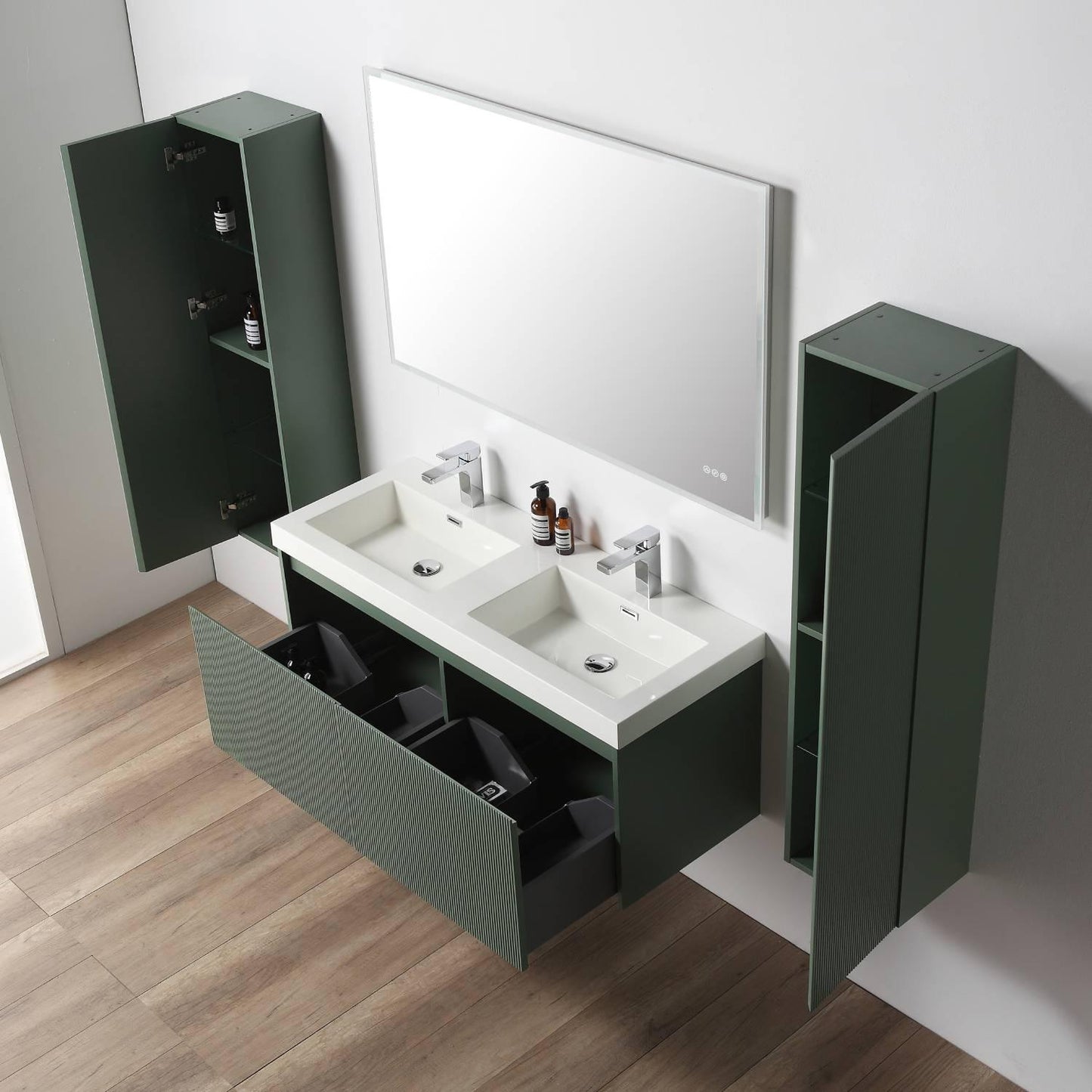 Positano 48″ Aventurine Green Double Vanity