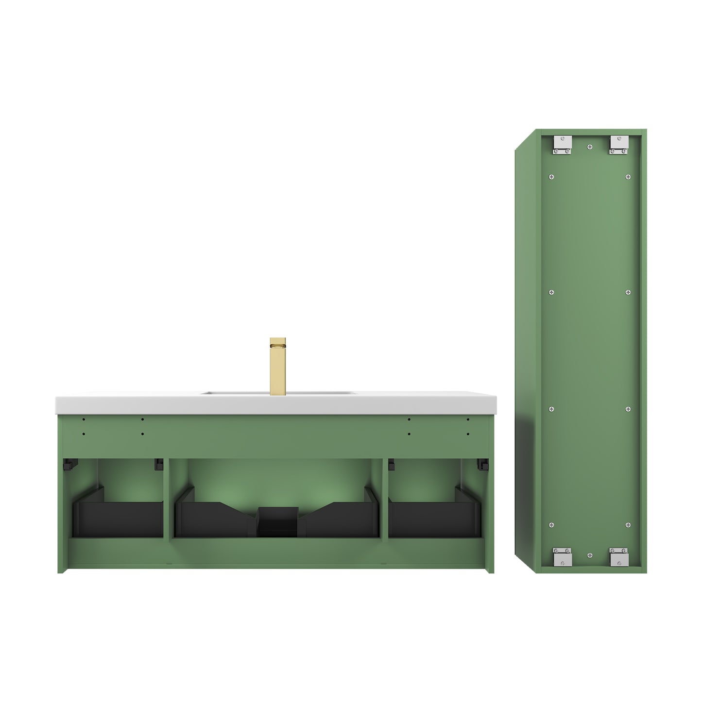Positano 48″ Aventurine Green Single Vanity