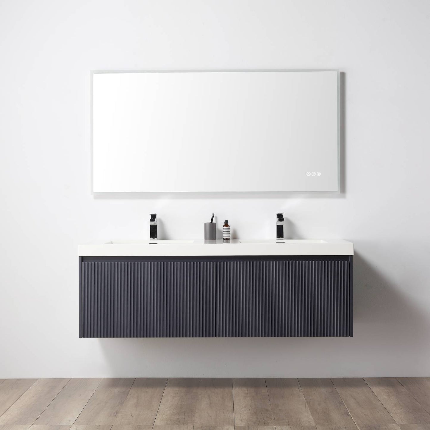 Positano 60″ Night Blue Double Vanity