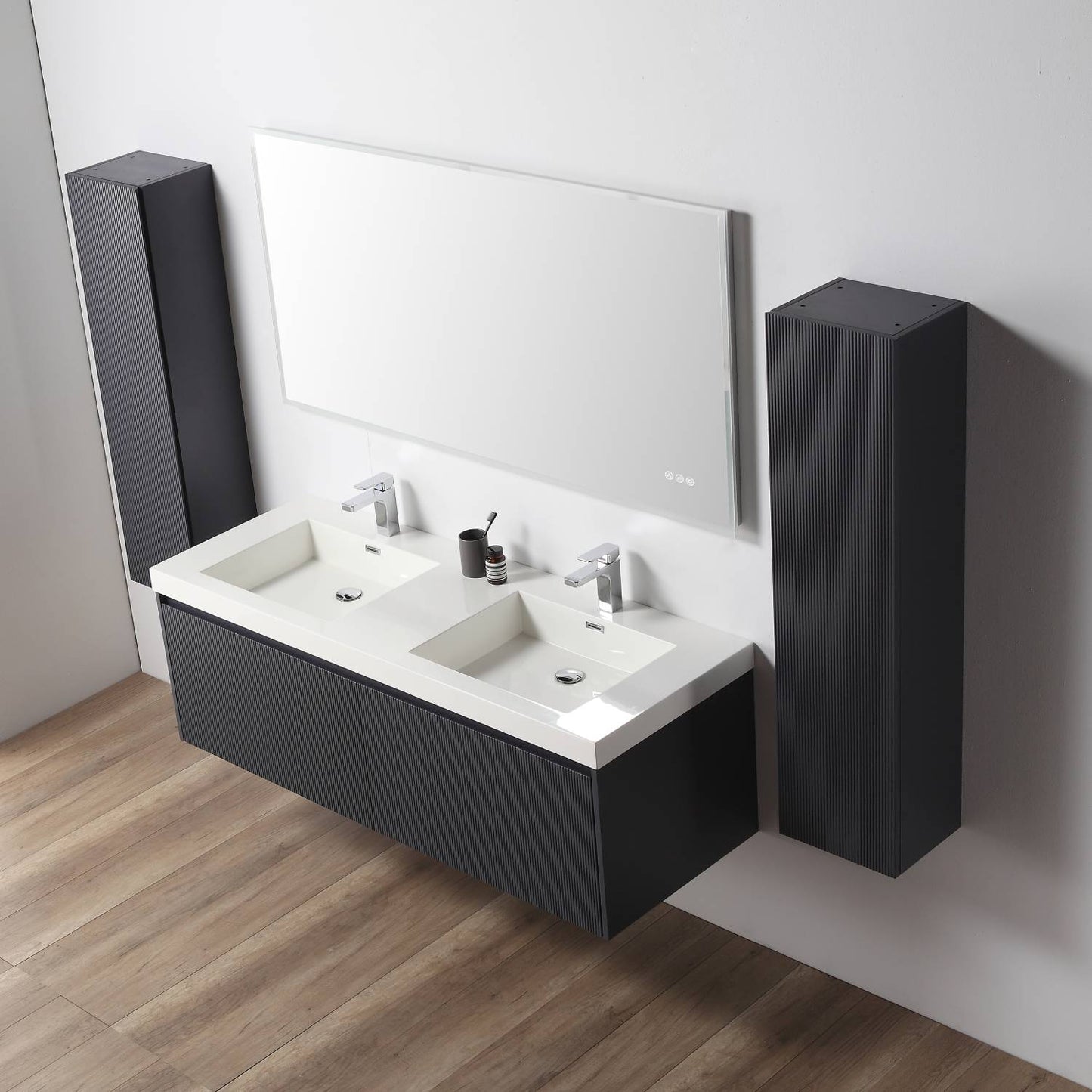 Positano 60″ Night Blue Double Vanity