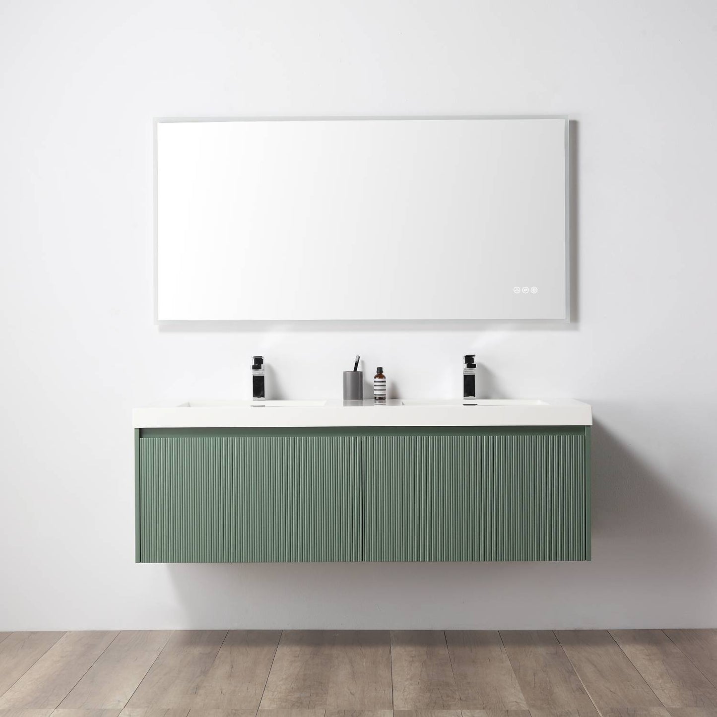 Positano 60″ Aventurine Green Double Vanity