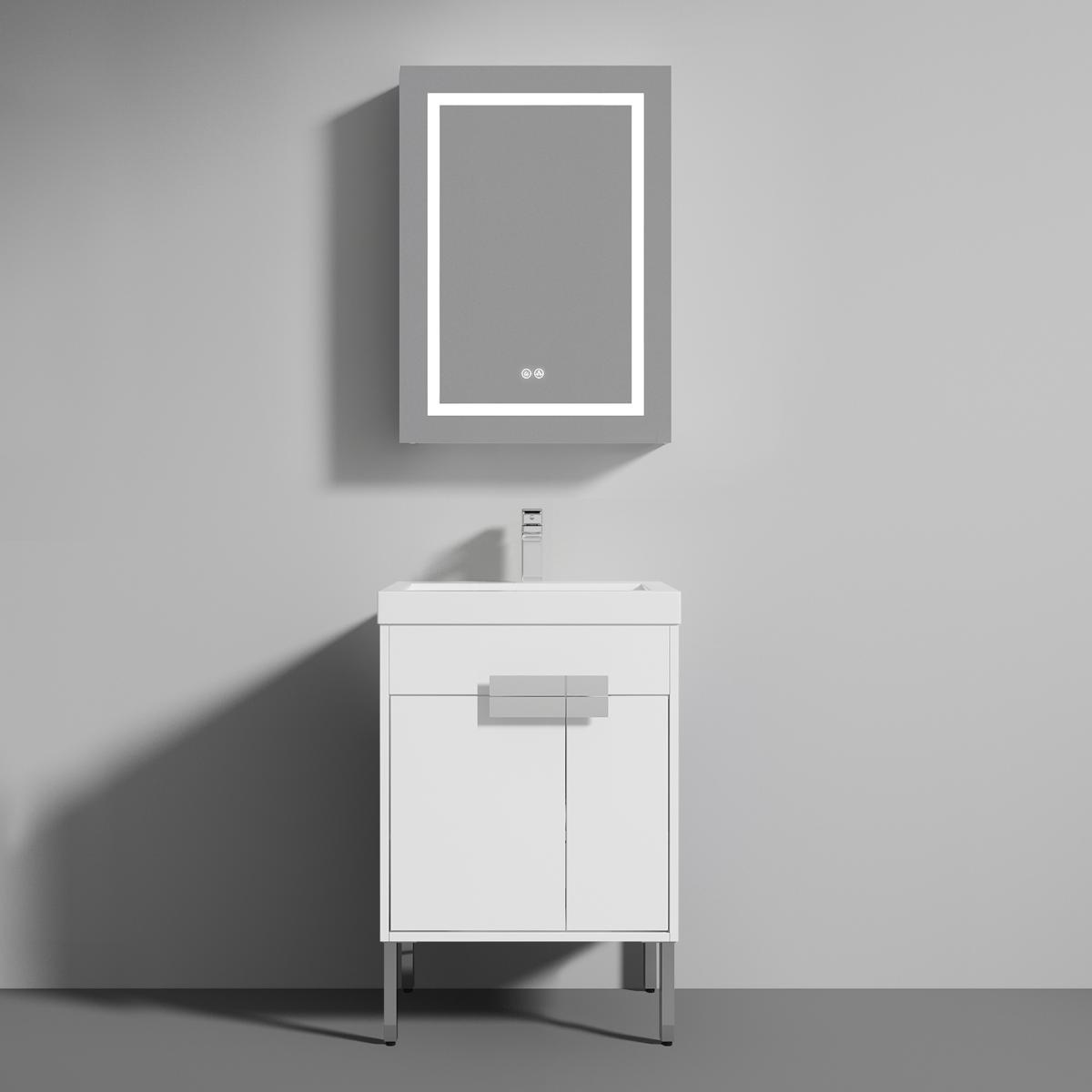 Bari Freestanding Bathroom Vanity with Sink